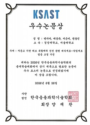 경성대 권용진 교수팀, 건선 염증 조...