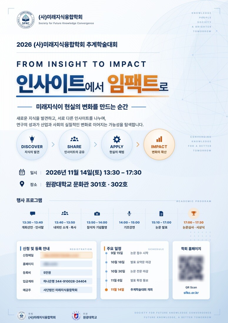 미래지식융합학회, ‘인사이트에서 임팩...